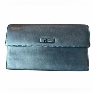 Lauren Ralph Lauren Black Leather Wallet